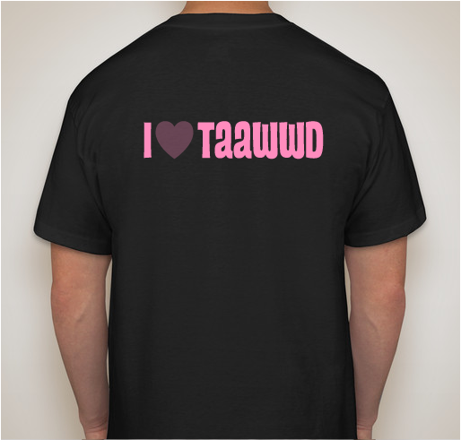 For the Love of Taawwd Fundraiser - unisex shirt design - back