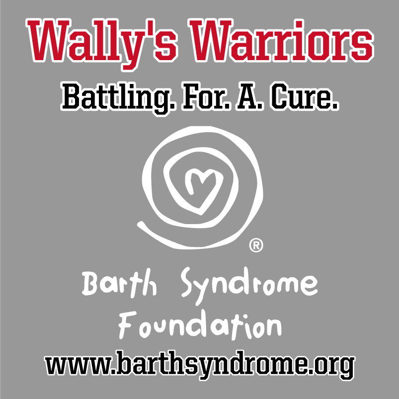 Wally's Warriors--Battling for a cure shirt design - zoomed