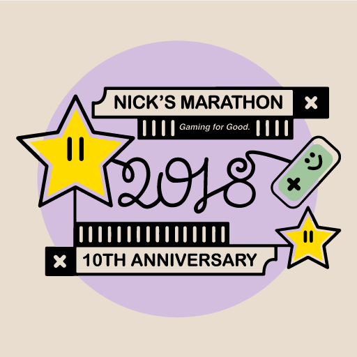 Nick's Marathon 10th Anniversary Tote Bag shirt design - zoomed