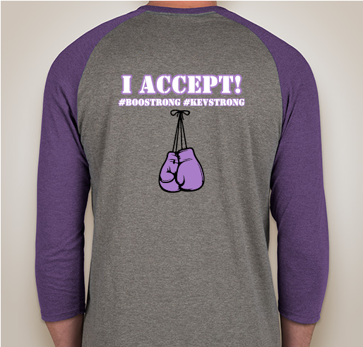 #BooSTRONG#KevinSTRONG Fundraiser - unisex shirt design - back
