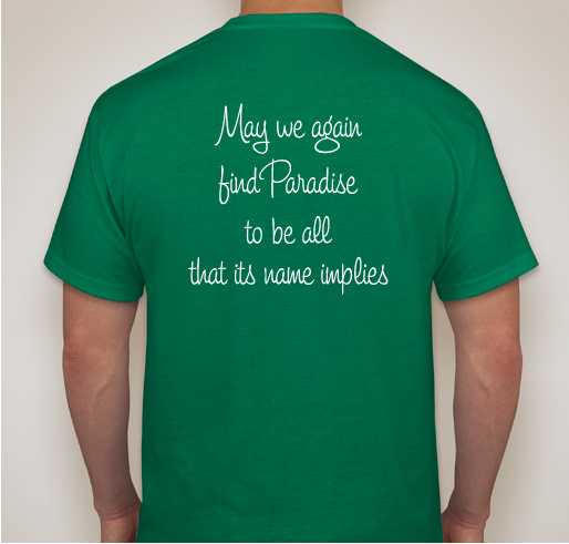 Paradise Strong Fundraiser Fundraiser - unisex shirt design - back