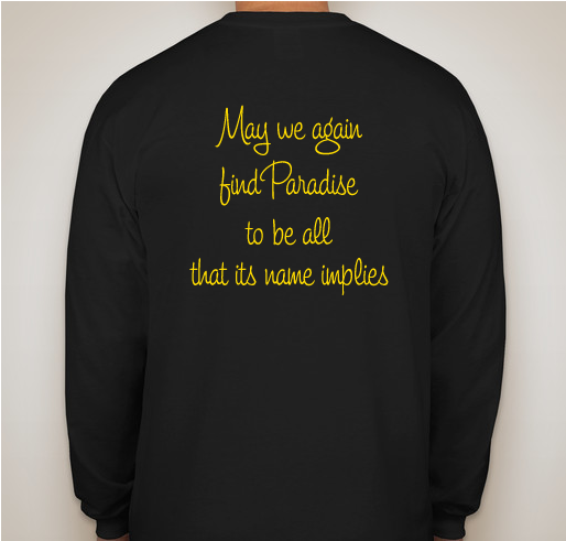 Paradise Strong Fundraiser Fundraiser - unisex shirt design - back