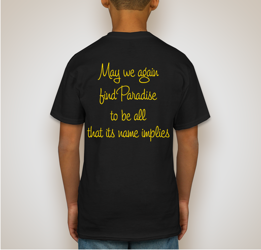 Paradise Strong Fundraiser shirt design - zoomed