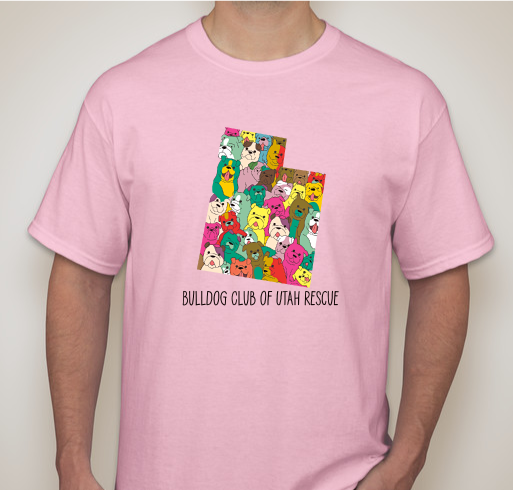 Bulldog Club of Utah Rescue End of Year Fundraiser! Fundraiser - unisex shirt design - front