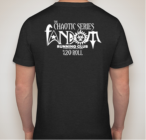 Fandom Running Club - Chaotic Series Fundraiser - unisex shirt design - back