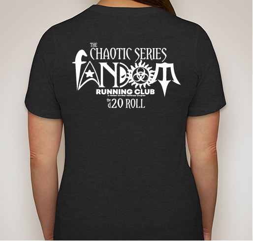 Fandom Running Club - Chaotic Series Fundraiser - unisex shirt design - back
