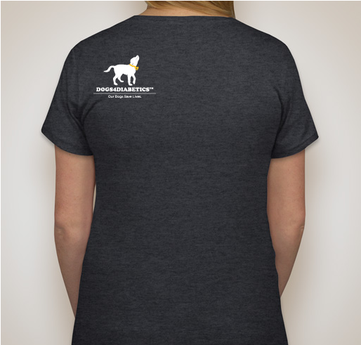 Dogs4Diabetics Double Match - Help Us Raise $50,000! Fundraiser - unisex shirt design - back