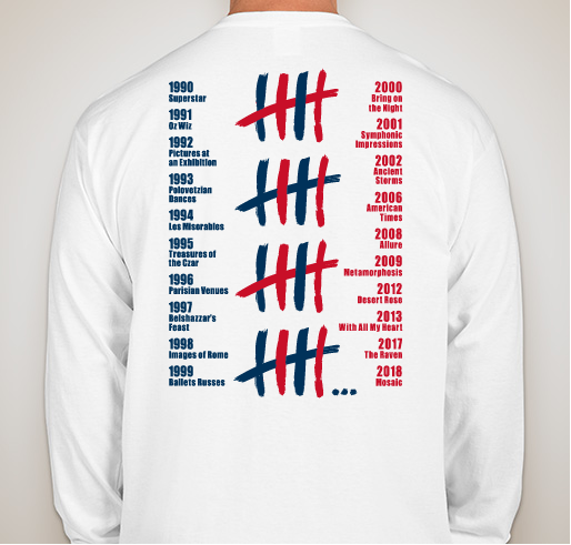 Lafayette Band 20x State Champs! Fundraiser - unisex shirt design - back