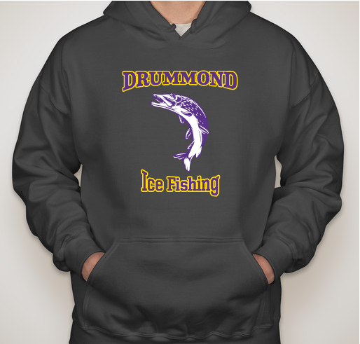 Drummond HS Ice-Fishing Team Fundraiser Fundraiser - unisex shirt design - front