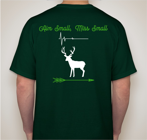 Deer Hunting Fundraiser - unisex shirt design - back
