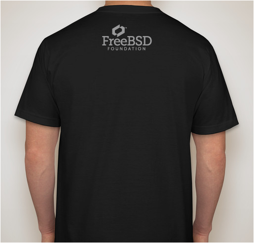 Celebrate 25 Years of FreeBSD and Support the Project Fundraiser - unisex shirt design - back