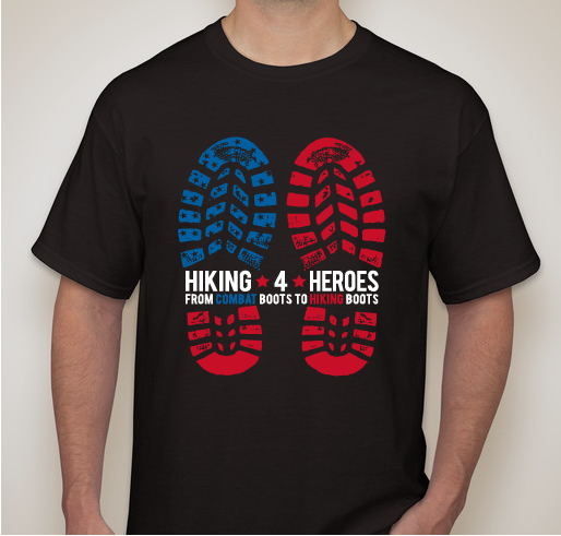 Hiking 4 Heroes Fundraiser Fundraiser - unisex shirt design - front