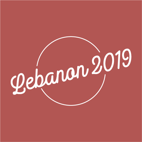 Lebanon Mission Trip 2019 shirt design - zoomed