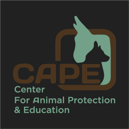Center for Animal Protection and Education shirt design - zoomed