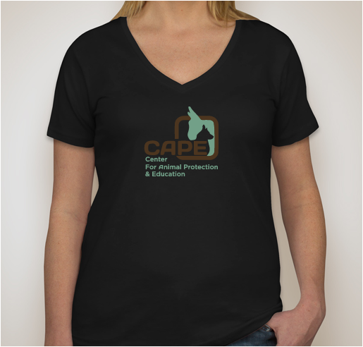 Center for Animal Protection and Education Fundraiser - unisex shirt design - front