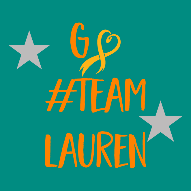Team Lauren shirt design - zoomed