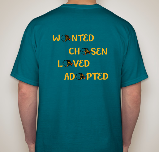 O-FISH-ALLY a Mattison Fundraiser - unisex shirt design - back