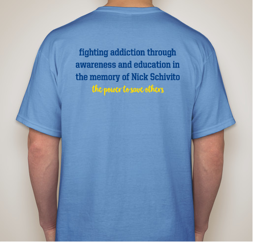 Angels Against Addiction Fundraiser - unisex shirt design - back
