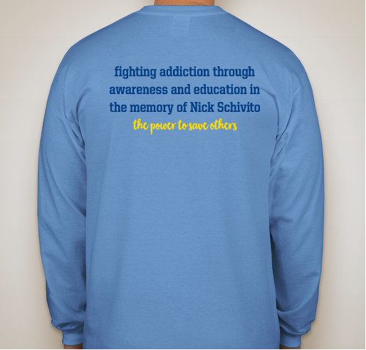 Angels Against Addiction Fundraiser - unisex shirt design - back