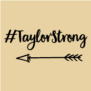 Taylor Strong Fundraiser shirt design - zoomed