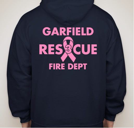 #Amandastrong breast cancer support shirts Fundraiser - unisex shirt design - back