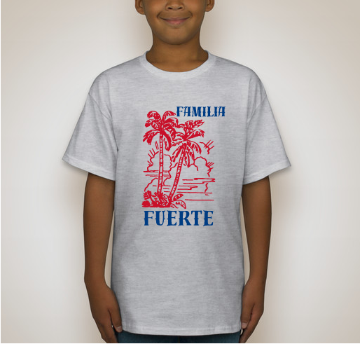 Familia Fuerte Fundraiser - unisex shirt design - back