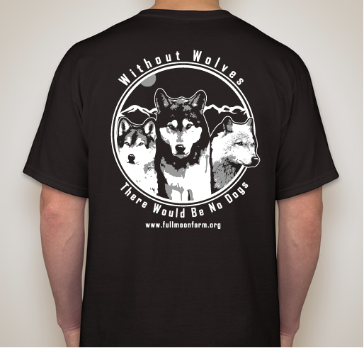 Raising Money for Wolfdog Rescue 2019 Fundraiser - unisex shirt design - back