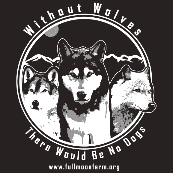 Raising Money for Wolfdog Rescue 2019 shirt design - zoomed