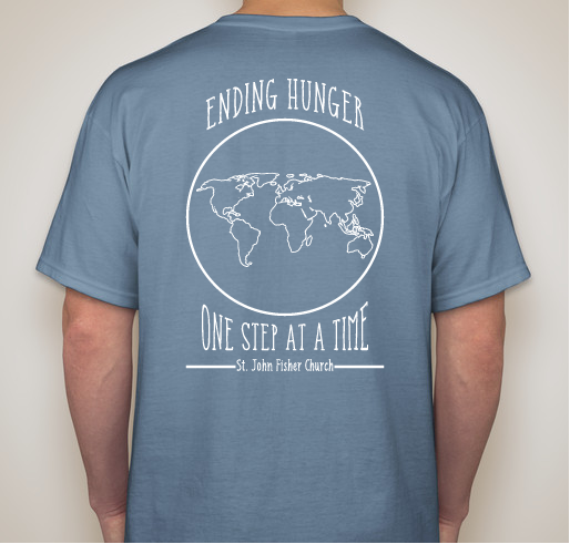 St. John Fisher Helping Hands Fundraiser - unisex shirt design - back