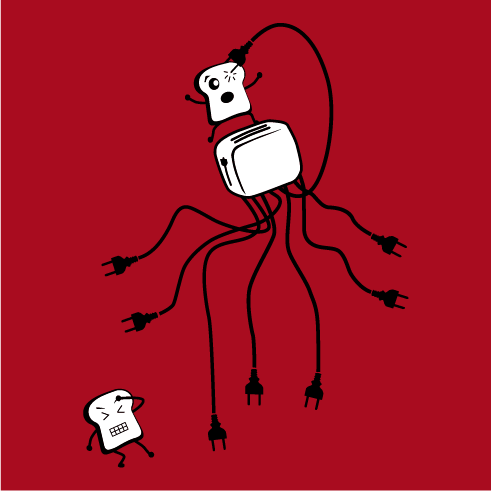 The Toasters are Coming! shirt design - zoomed