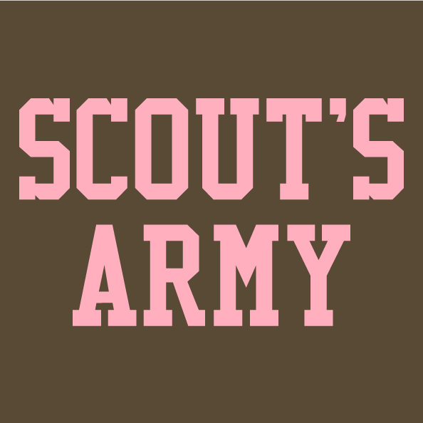 Scout's Army shirt design - zoomed