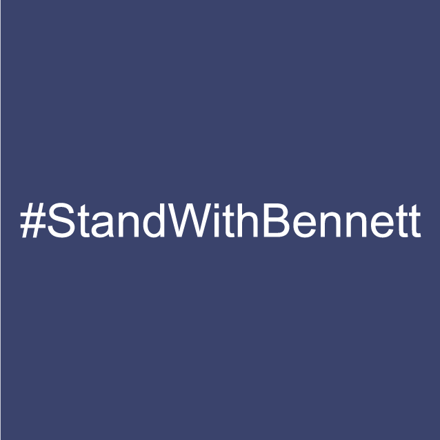 #StandWithBennett shirt design - zoomed