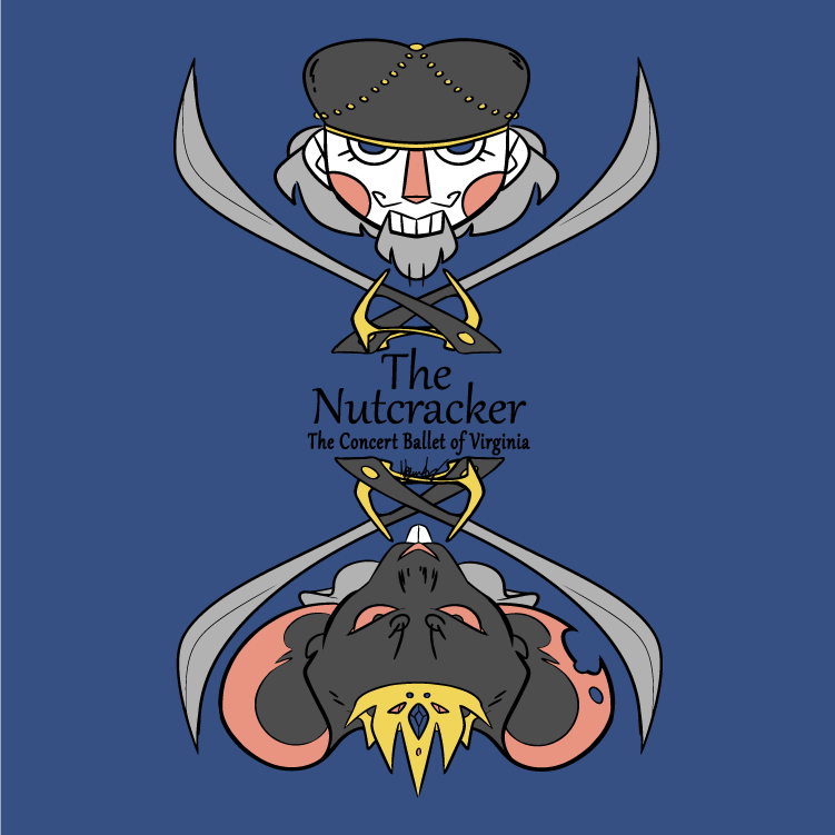 The Concert Ballet of Virginia presents The Nutcracker! shirt design - zoomed