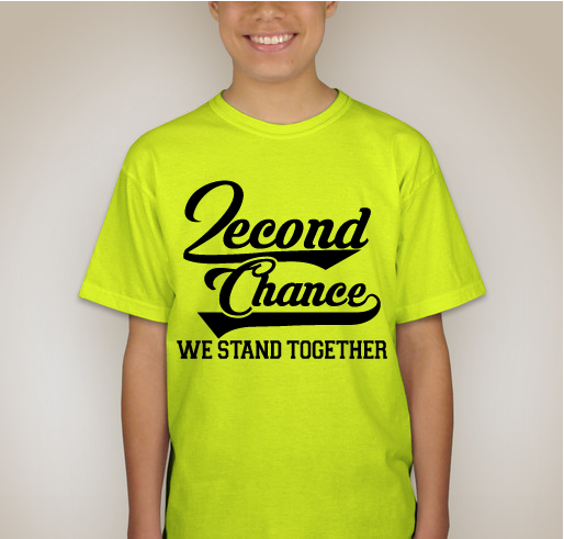 2econd Chance We Stand Together Fundraiser - unisex shirt design - back