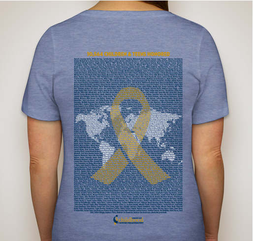 ACCO ICCD Shirt 10: Last Names Sharpe-Truelsch Fundraiser - unisex shirt design - back