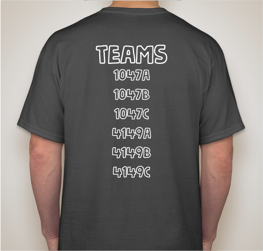OVS Robotics Fundraiser - unisex shirt design - back