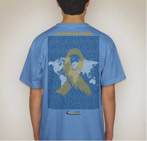 ACCO In Memory Shirt 2: Last Names Koebbe-Zivkov Fundraiser - unisex shirt design - back
