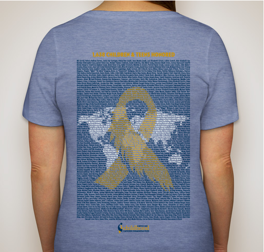 ACCO In Memory Shirt 1: Last Names Abbett-Koch Fundraiser - unisex shirt design - back