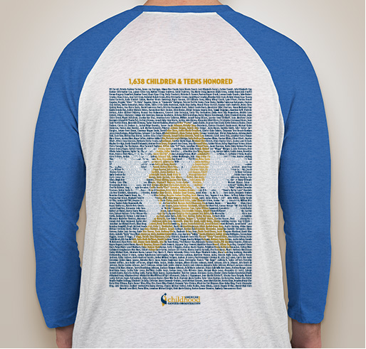 ACCO In Memory Shirt 2: Last Names Koebbe-Zivkov Fundraiser - unisex shirt design - back