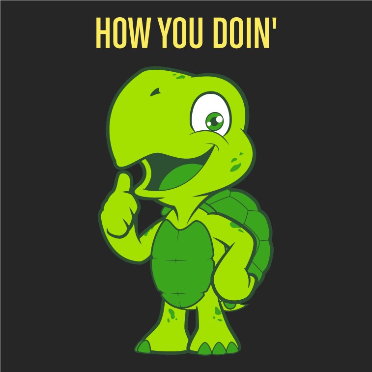 STS How You Doin' shirt design - zoomed