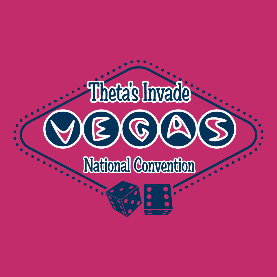 Theta National Convention 2019 shirt design - zoomed