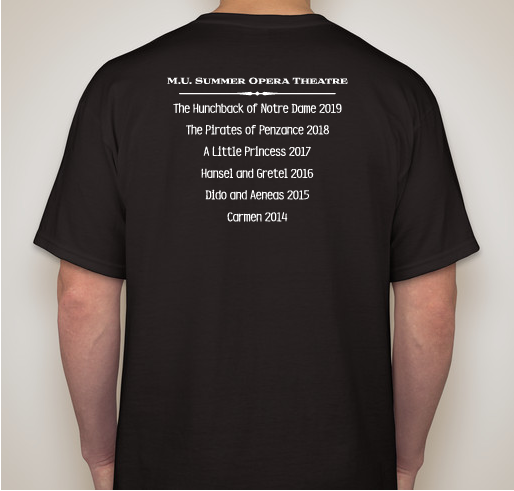 M.U.S.O.T. Fundraiser Fundraiser - unisex shirt design - back