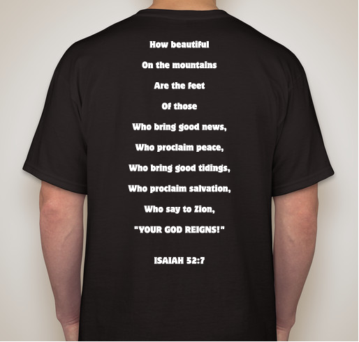 #LIZZYSLIFESTRAWS4PERU Fundraiser - unisex shirt design - back