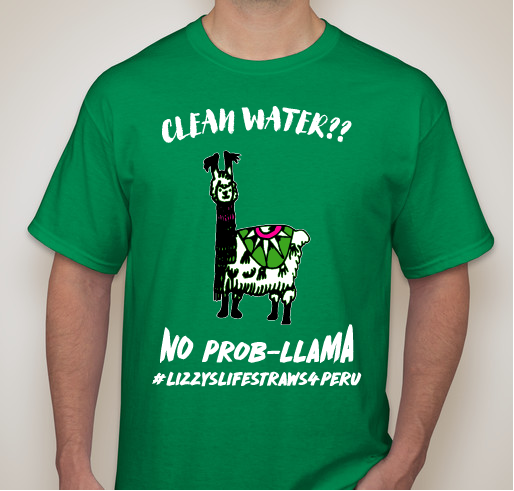 #LIZZYSLIFESTRAWS4PERU Fundraiser - unisex shirt design - front