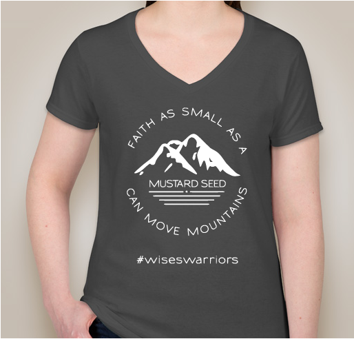 #wiseswarriors Fundraiser - unisex shirt design - front