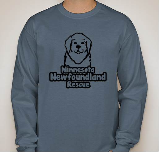 MN Newfoundland Rescue January Shirt Drive Fundraiser - unisex shirt design - front