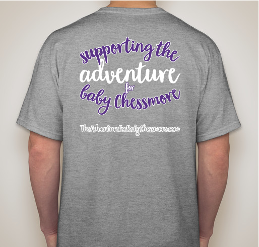 The Adventure For Baby Chessmore Fundraiser - unisex shirt design - back