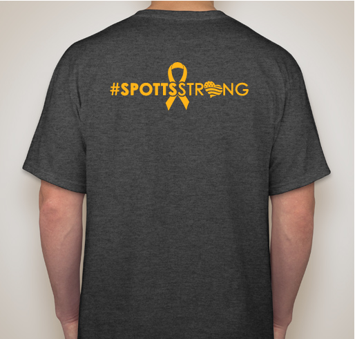 Spotts Strong Fundraiser - unisex shirt design - back