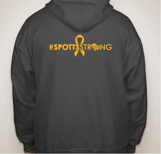 Spotts Strong Fundraiser - unisex shirt design - back