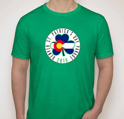 Denver St. Patrick's Day Parade 2019 Gear Fundraiser - unisex shirt design - front